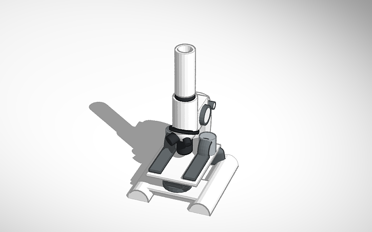 Microscope Cad 3D design 3D Microscope - Tinkercad