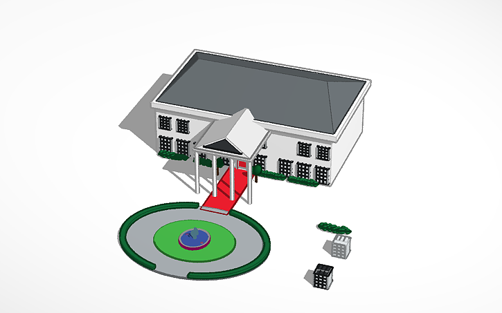Modern Tinker 3D design Modern-House - Tinkercad