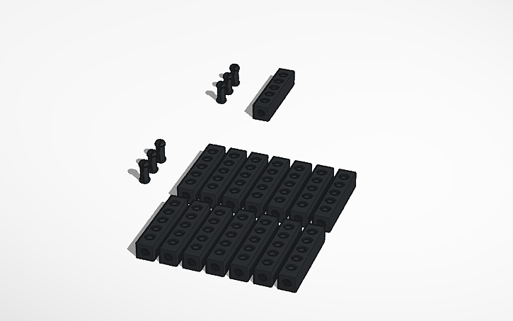 3D design Snap together blocks - Tinkercad