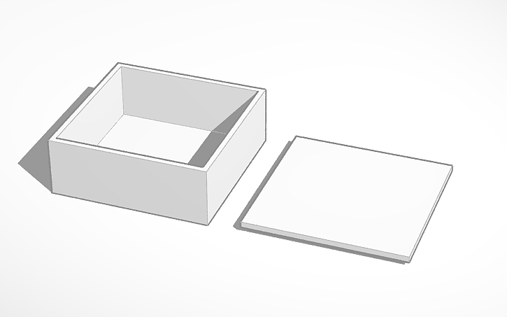 3D design Simple box - Tinkercad
