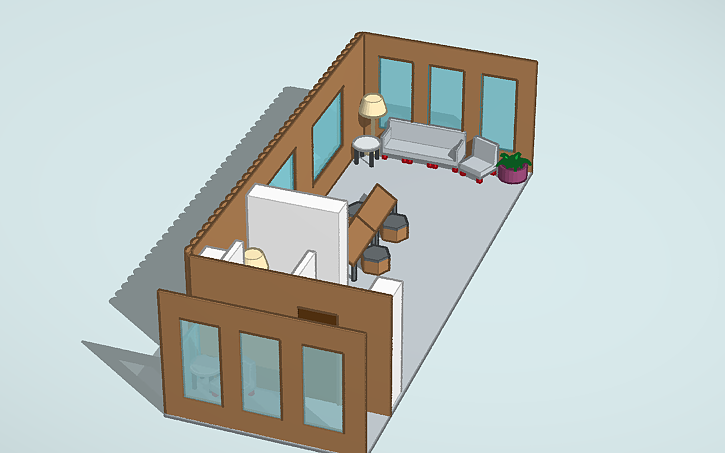 3D design Copy of Interior Design Challenge - Tinkercad