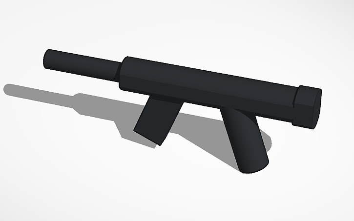 3D design lego gun - Tinkercad