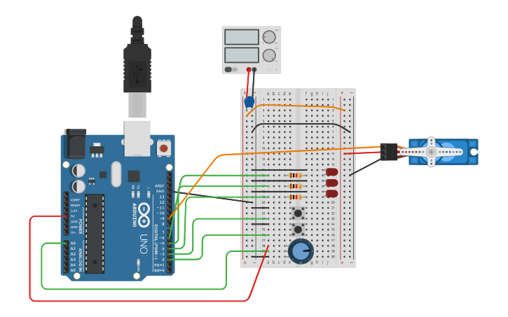 Circuit design Lab 1 Part A - Tinkercad