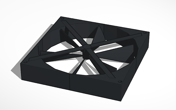 3D design Fan - Tinkercad