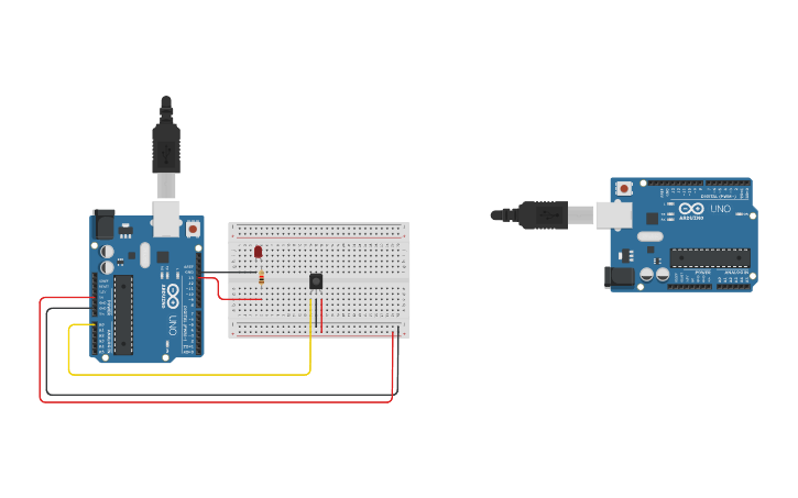 Circuit design LightSensitiveSensor - Tinkercad
