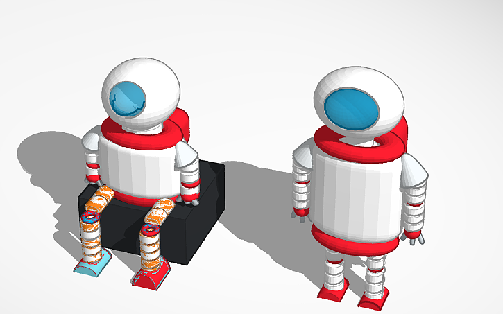 3D design robot - Tinkercad