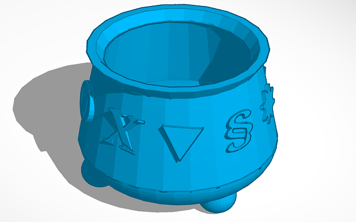 3D design Cauldron - Tinkercad