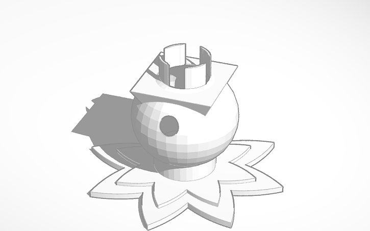 3D design Humidifier Base v2 - Tinkercad