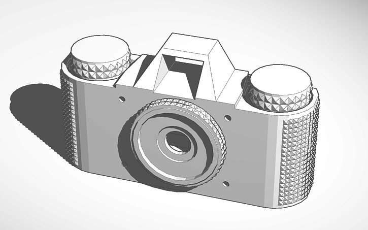 3D design camera - Tinkercad