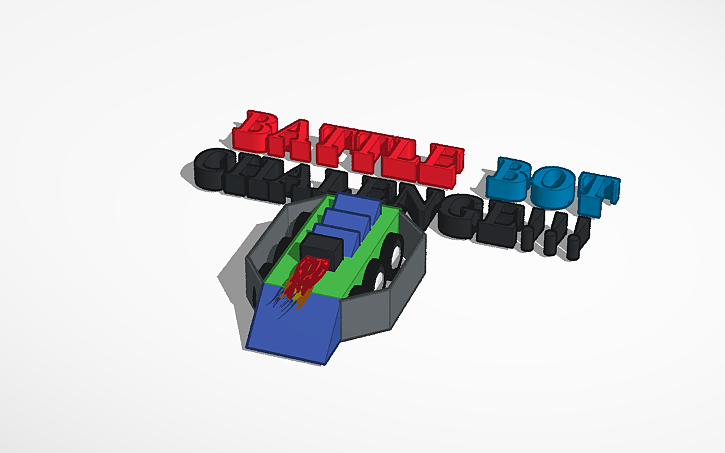3D design Battle Bot Challenge - Tinkercad