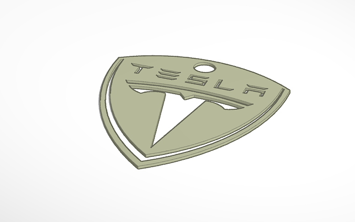 3D design TESLA - Tinkercad