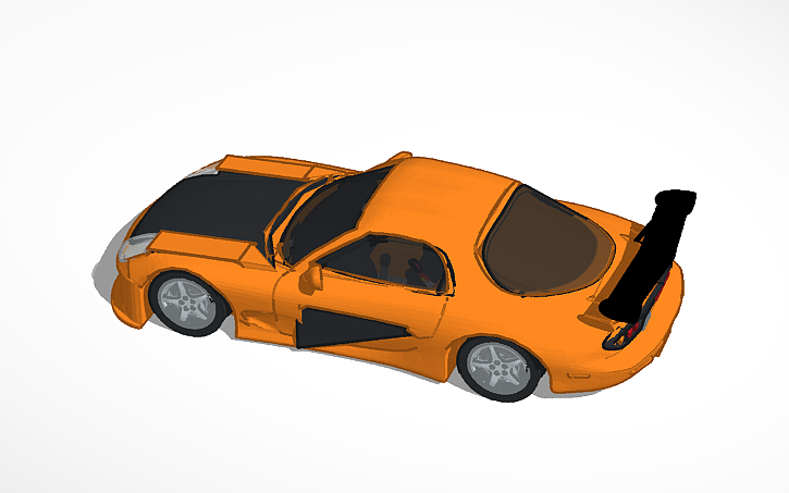 3D design mazda rx7 velside - Tinkercad