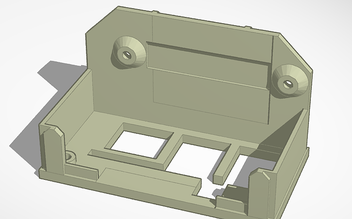 3D design GeeekPi P33 M.2 NVME PoE+ Pi5 Hat PiRack Modular Tray - Tinkercad