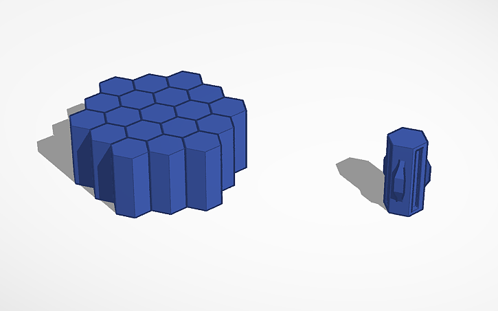 3D design Hexa Fidget - Tinkercad