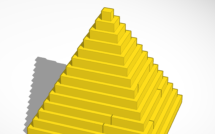 3D design pyramid for ss - Tinkercad