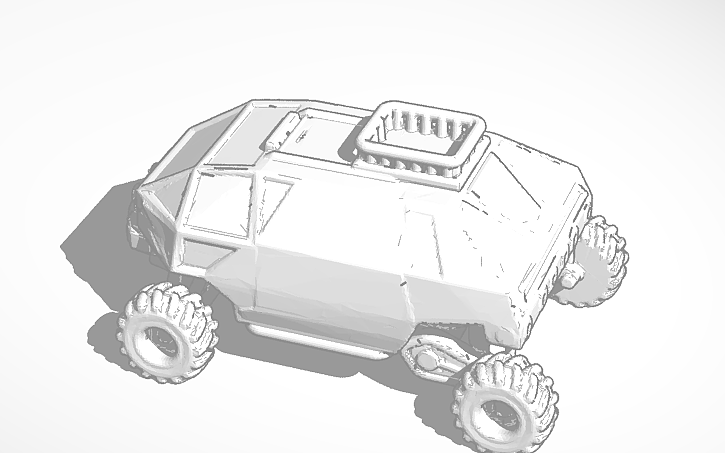 3D design 2018 Lost in Space inspired rover - Tinkercad