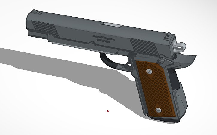 3D design Colt M1911 - Tinkercad