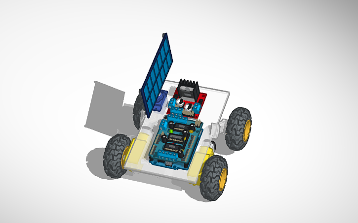 Simple Rover Tinkercad 3D design rover - Tinkercad