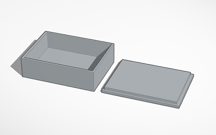 3D design Box - Tinkercad