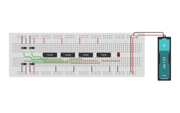 Circuit design ACTIVITY # 5 - COMBINATIONAL LOGIC - Tinkercad
