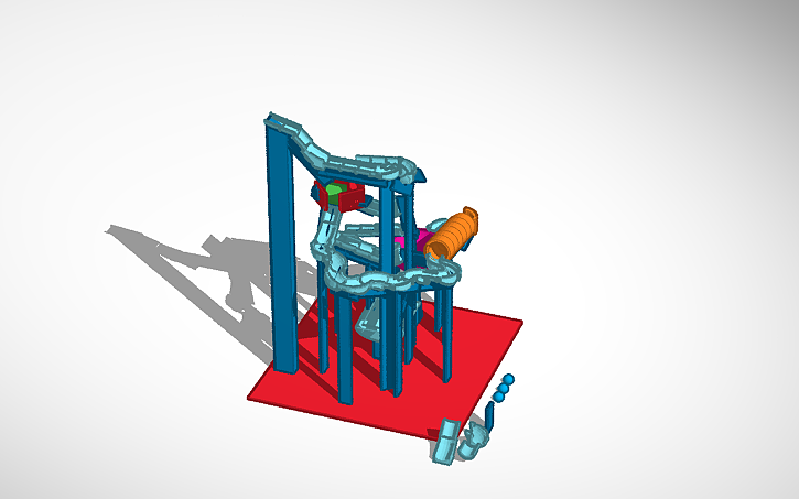 Complex Running Designs 3D design Large marble run (Complex) - Tinkercad