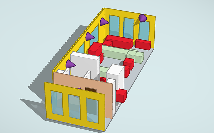 3D design Copy of Interior Design Challenge - Tinkercad