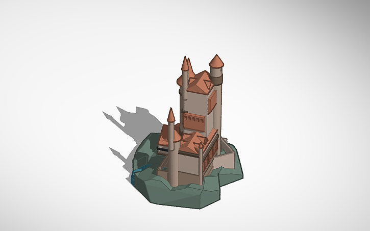 Random Castle 3D design Some Random Castle Out There - Tinkercad