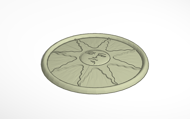 3d Design Dark Souls Sun Tinkercad