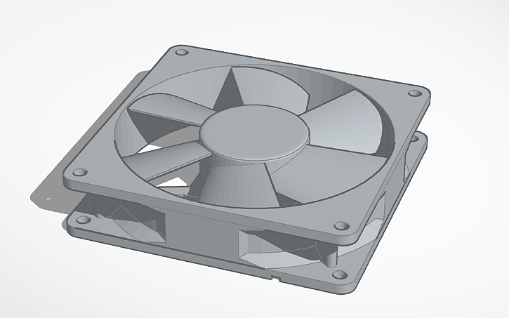 3D design Fan - Tinkercad