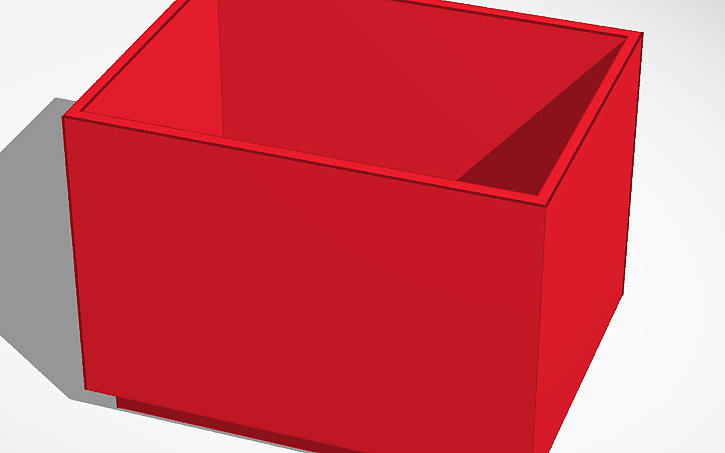 3D design stackable box - Tinkercad