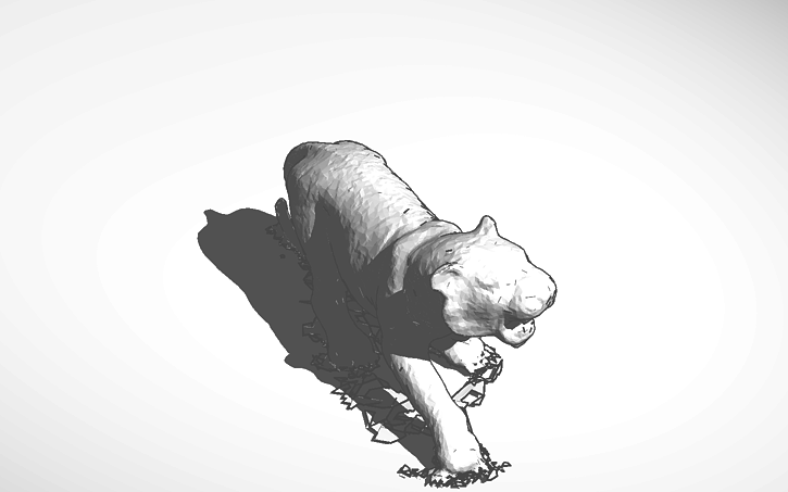 3D design tiger - Tinkercad