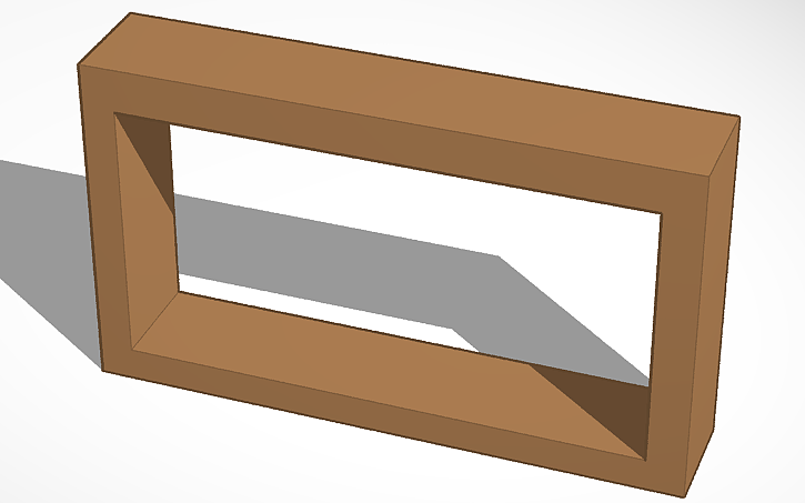 3D design Picture Frame - Tinkercad
