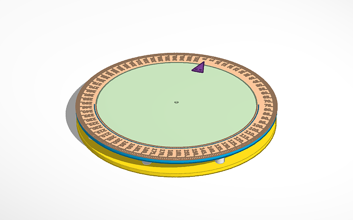 3D design Rotation base for Dobsonian Telescope - Tinkercad