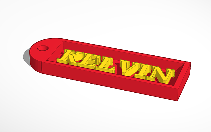 Keychains Cad Block 3D design keychains - Tinkercad
