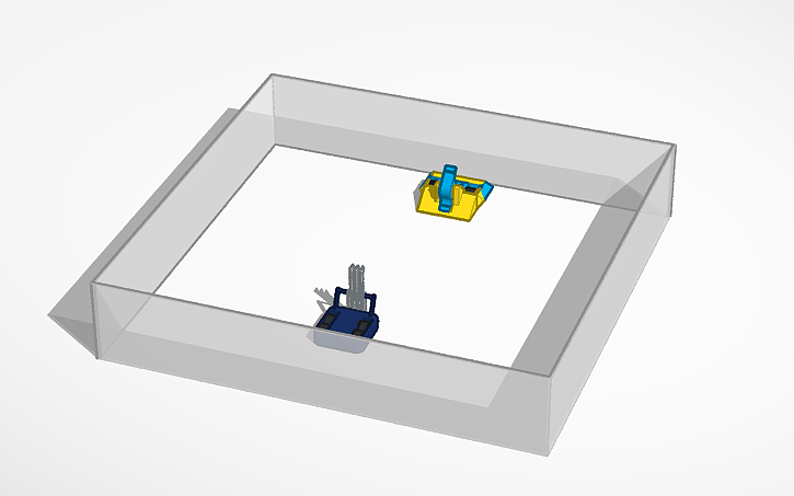 3D design Catrolable Bot fight - Tinkercad