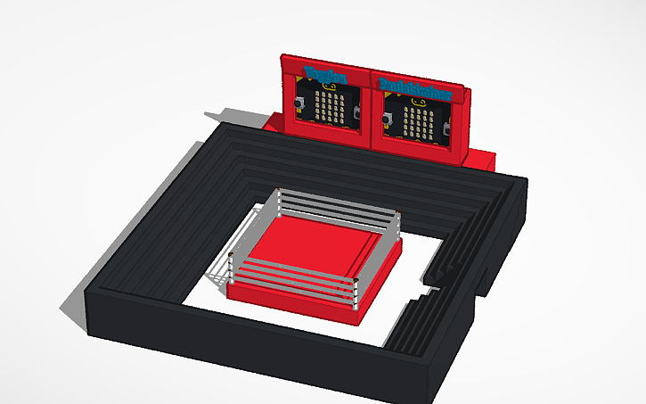 3D design Boxing Ring - Tinkercad