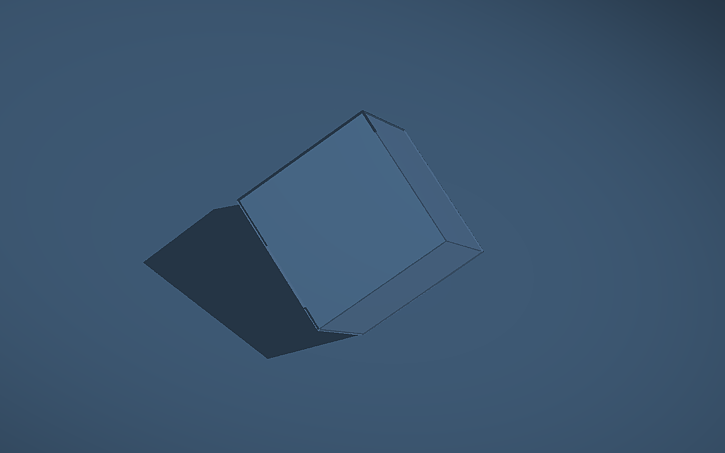 3D design An Invisible Cube - Tinkercad