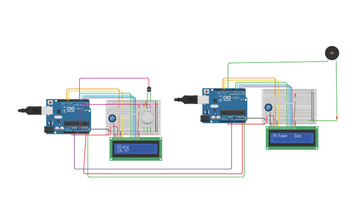 Circuit design I2C lab - Tinkercad