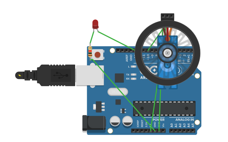 Circuit design Ropot dans - Tinkercad