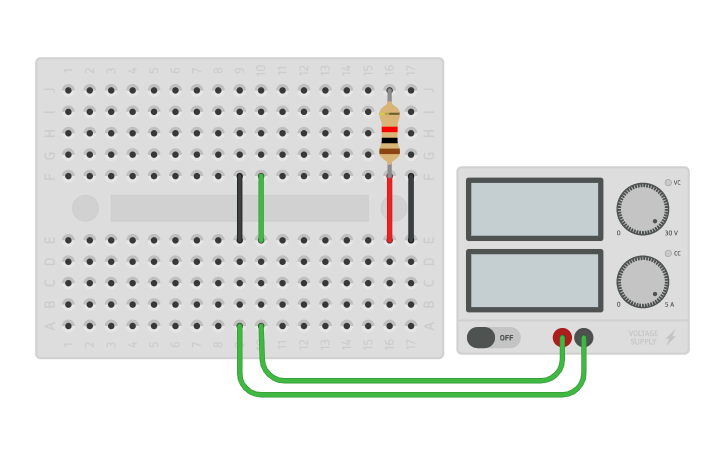 Circuit design stop light - Tinkercad