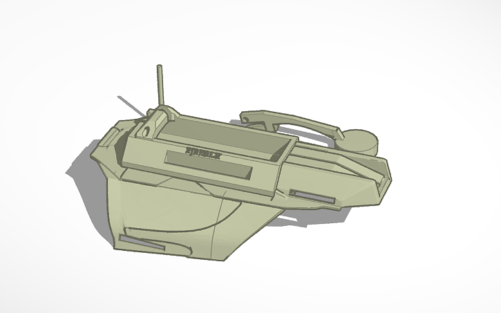 3D design web shooter prototype - Tinkercad