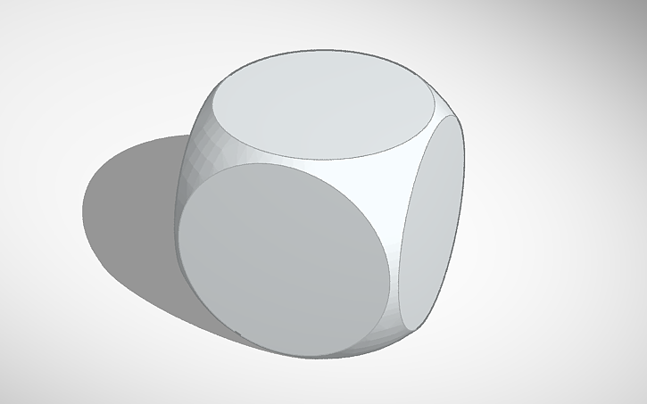 3D design magic collection no.1 exploding dice - Tinkercad