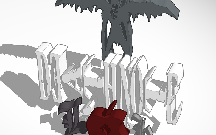 3D design Death note luke-김민준 - Tinkercad