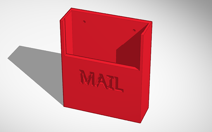 3D design Mail Box - Tinkercad