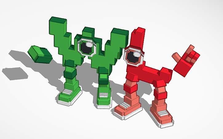 3D design W or L Brainrot - Tinkercad