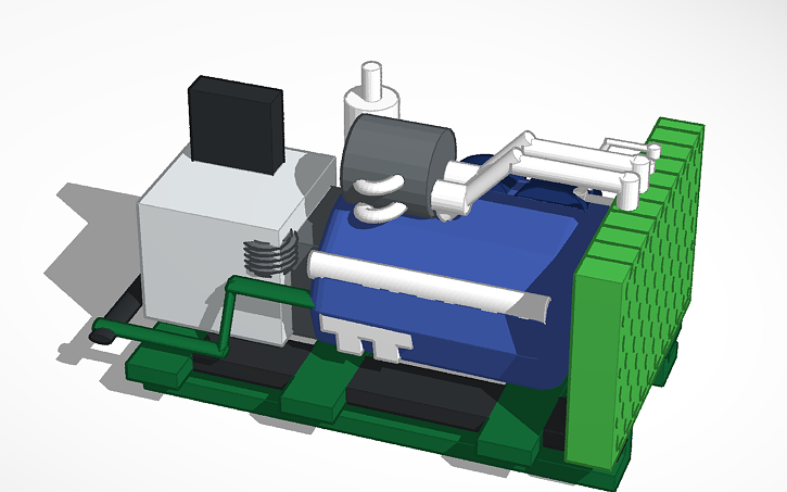 3D design PLASMA ENGINE - Tinkercad