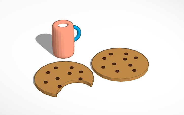 3D design cookies - Tinkercad