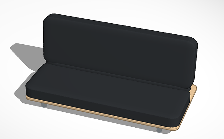 3D design Futon - Tinkercad