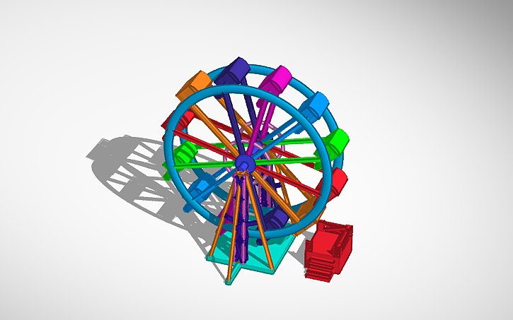 3D design Matilandia Ferris wheel - Tinkercad