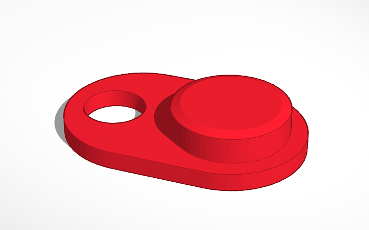 3D design Keyhole retainer - Tinkercad